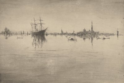 Nocturne door James Abbott McNeill Whistler